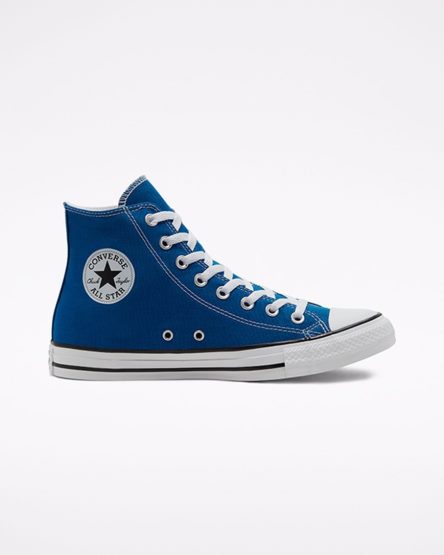 Tenisi Inalti Barbati Converse Chuck Taylor All Star Seasonal Color Albastri Albi | RO WEGTK074